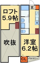 フェイストハイツの物件間取画像